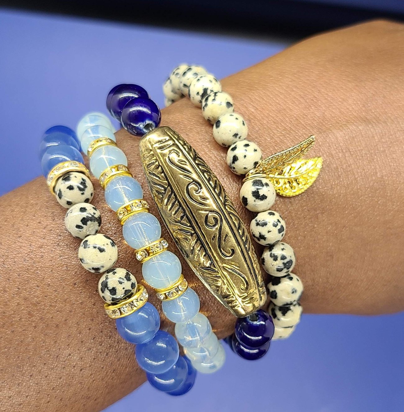 Ocean Indigo Bracelet Set