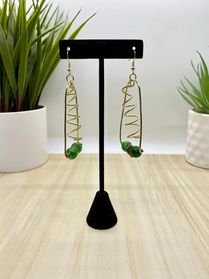 Gold Leaf Earrings