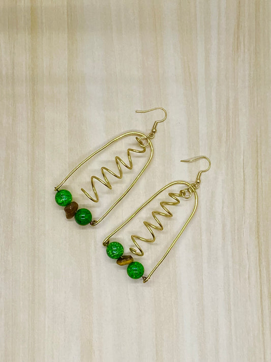 Gold Leaf Earrings