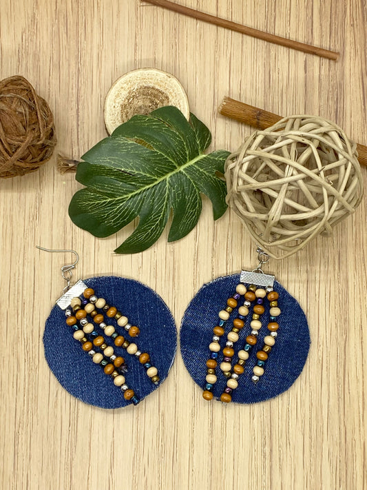Denim Luxe Earrings