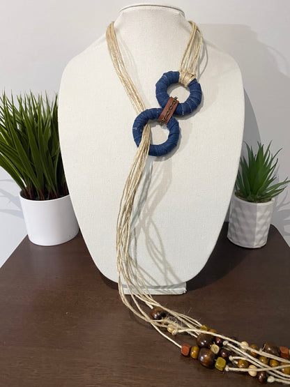 Denim Sling Choker/Necklace