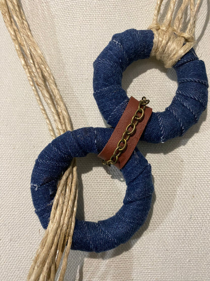 Denim Sling Choker/Necklace
