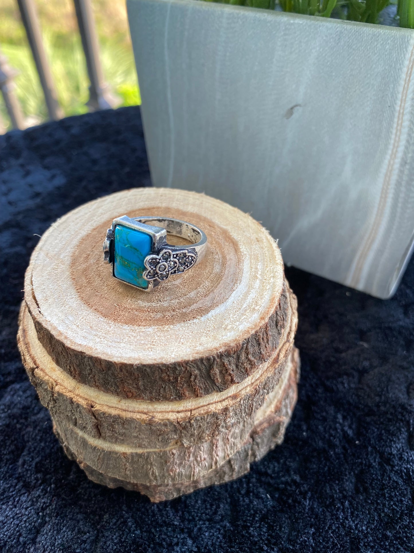 Romantic Blue Ring